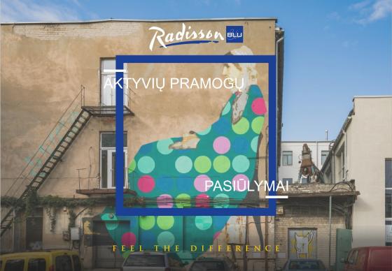 Radisson Blu Astorija idėjos pramogoms ir maitinimui