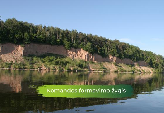 Komandos formavimo žygis: atnaujinkime tarpusavio ryšį