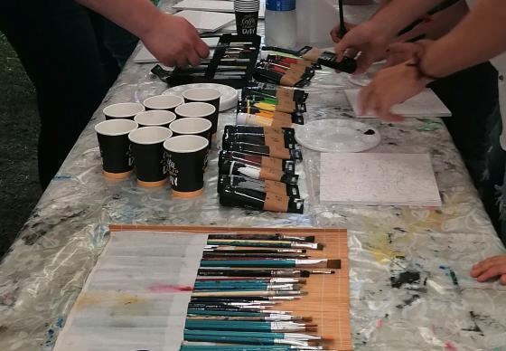 Grupinė tapybos edukacija "Tep šlep"