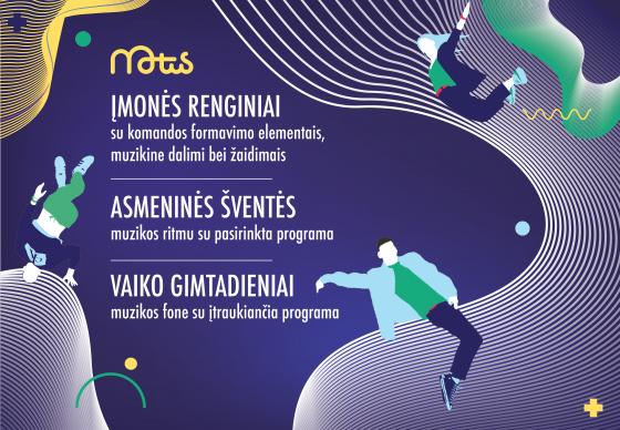 Proginiai, šventiniai, įmonių renginiai šokio ritmu!