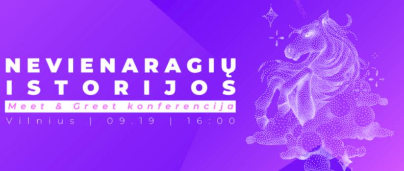 Konferencija MEET & GREET: Nevienaragių istorijos jau rugsėjo 19d. Vilniuje