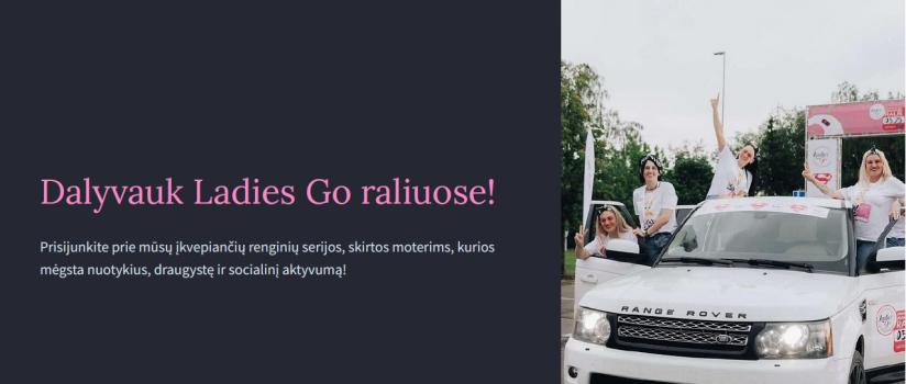 Pirmasis Ladies Go orientacinis-pramoginis ralis  jau gegužės 24 d.
