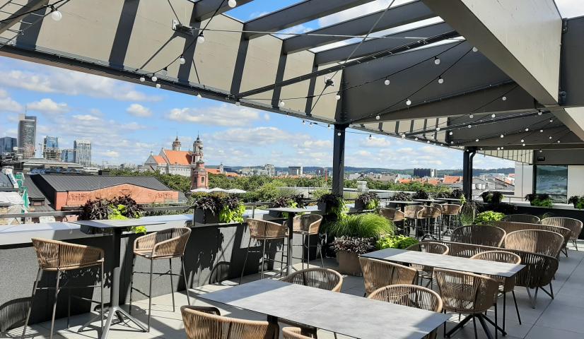 Hilton Garden Inn Vilnius City Centre | Stogo terasa