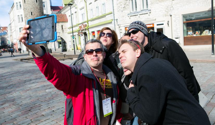 Medieval iPad Adventure in Tallinn's Old Town