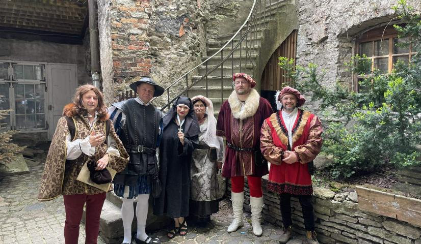 Medieval iPad Adventure in Tallinn's Old Town