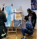 Privatus vakaras pramoginėje tapybos studijoje