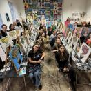 Privatus vakaras pramoginėje tapybos studijoje