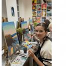 Privatus vakaras pramoginėje tapybos studijoje