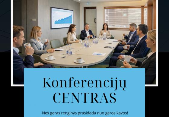 Rezervuokite salę iki kovo 31 d. ir gaukite NEMOKAMĄ pasitikimo kavą visiems dalyviams!