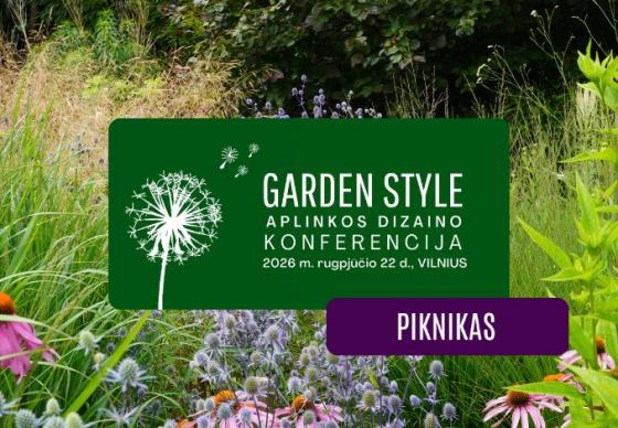 PLACER - GARDEN STYLE KONFERENCIJOS  PARTNERIS!