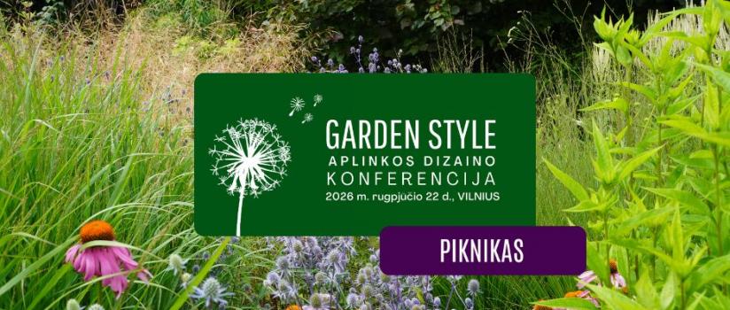 PLACER - GARDEN STYLE KONFERENCIJOS  PARTNERIS!