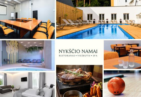 NYKŠČIO NAMAI & SPA Anykščiuose – viskas, ko reikia sklandžiam verslo renginiui, vienoje vietoje!