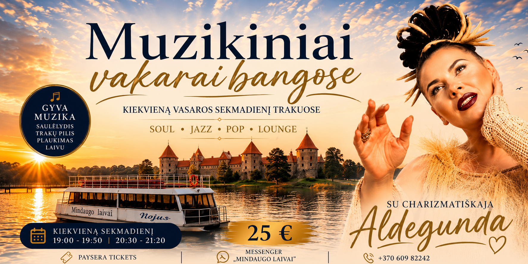 Kiekvieną vasaros sekmadienį Trakuose