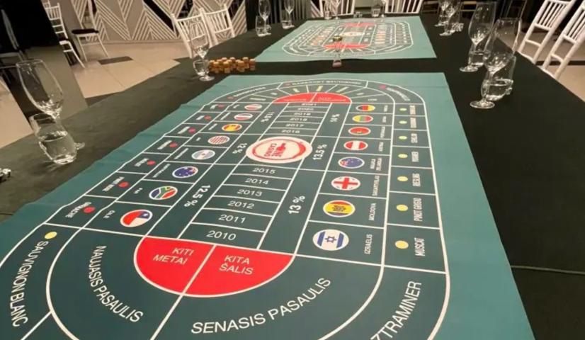 Interaktyvus vyno degustacinis žaidimas su profesionaliu someljė