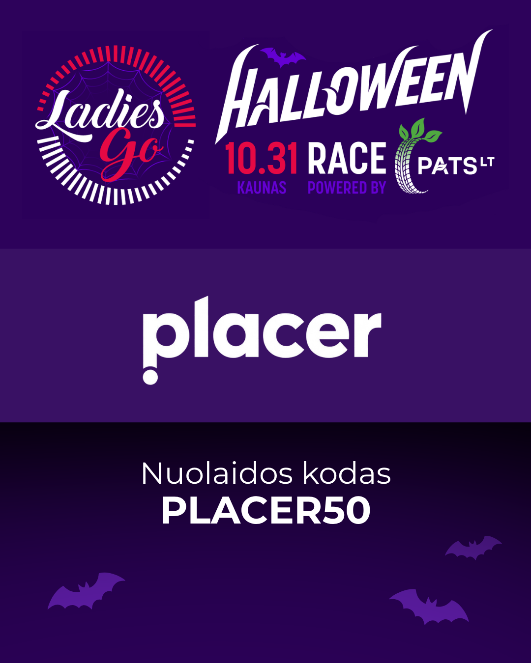 Spalio 31d. LADIES GO HALLOWEEN RACE 2026
